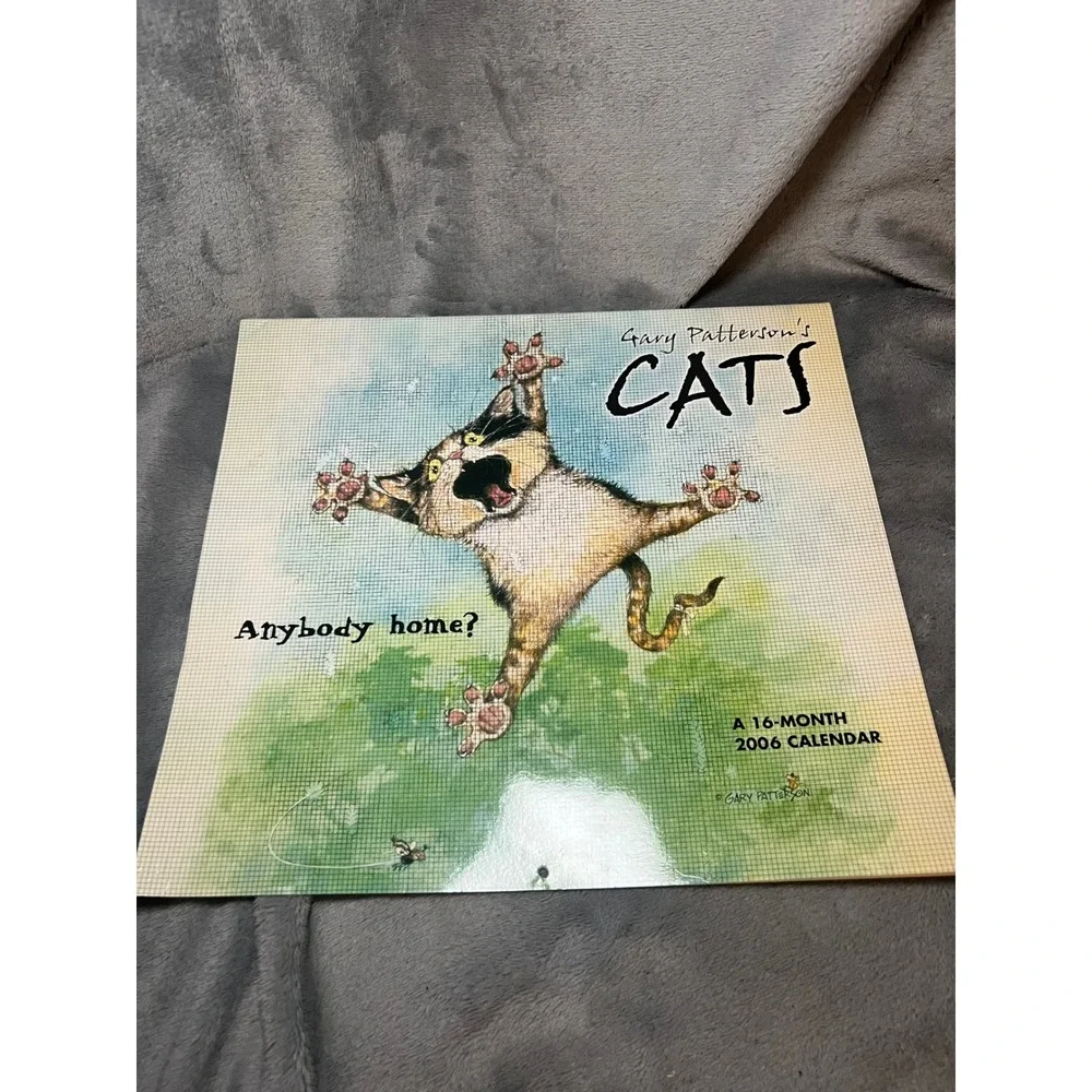 Gary Patterson Cats 2006 16 Calendar Vintage Funny Cat Art Hometown Graphic